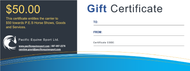 Pacific Equine Sport Gift Certificate